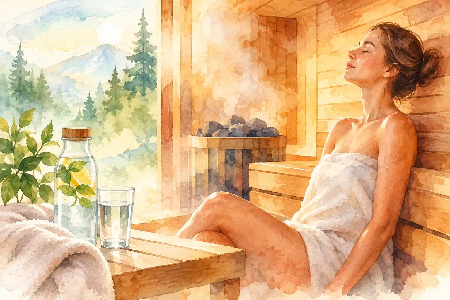 Czy sauna odwadnia? Jak korzystać z niej bezpiecznie