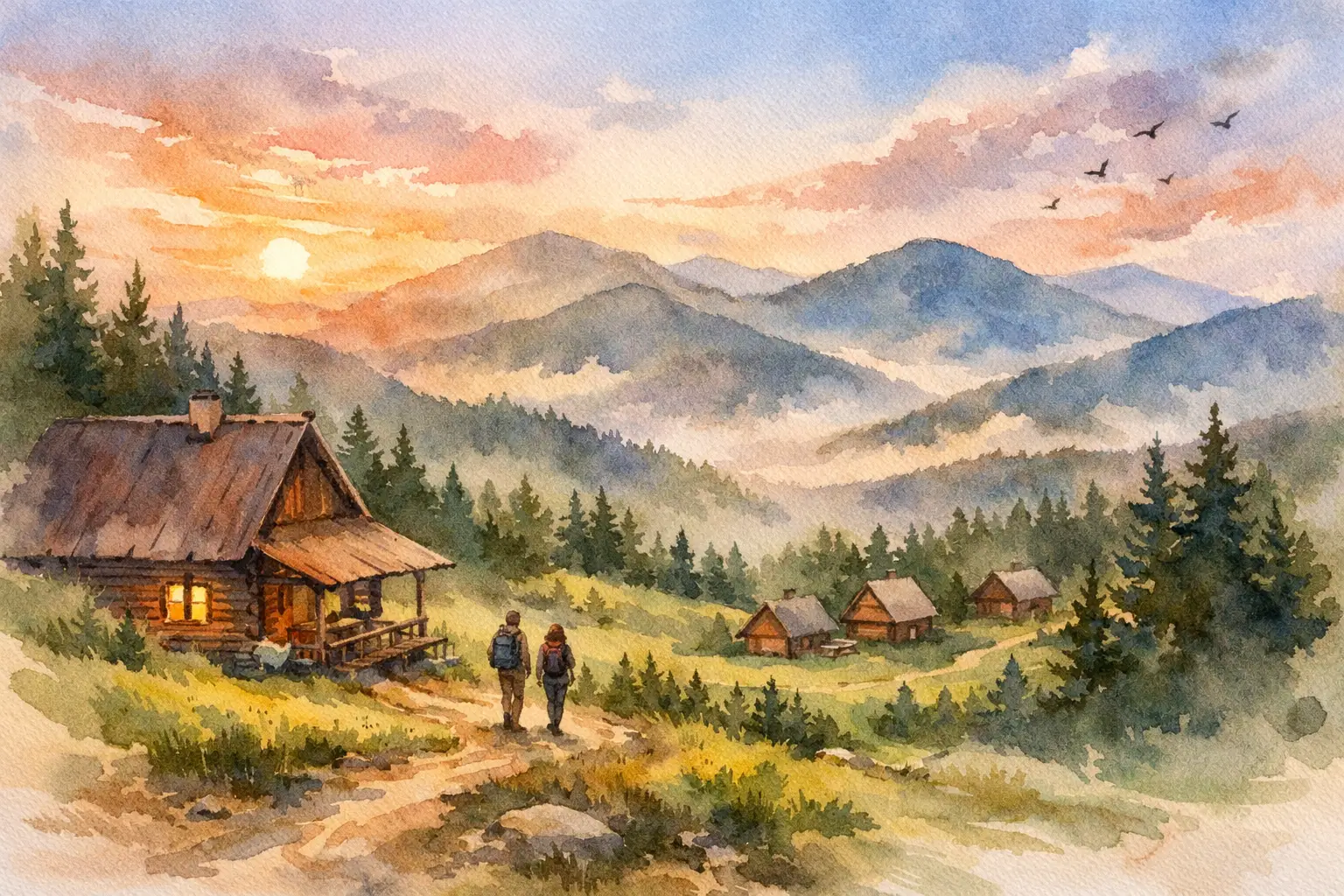 Przewodnik po noclegach przy szlakach Gorców