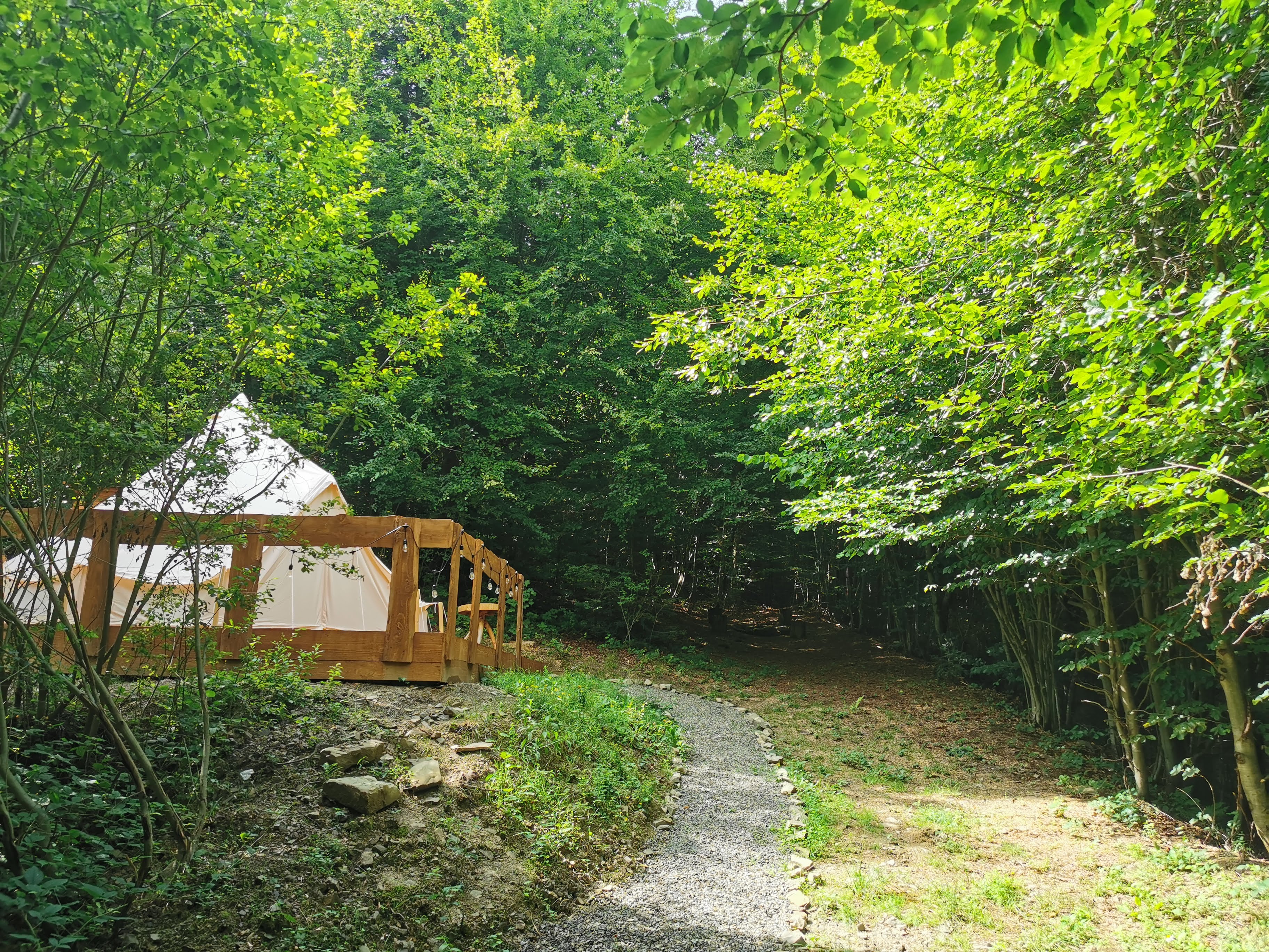 glamping tent